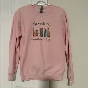 Pink Graphic Sweatshirt
